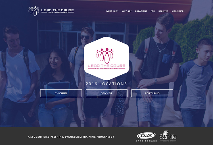 Dare 2 Share's Lead the Cause (LTC) Homepage