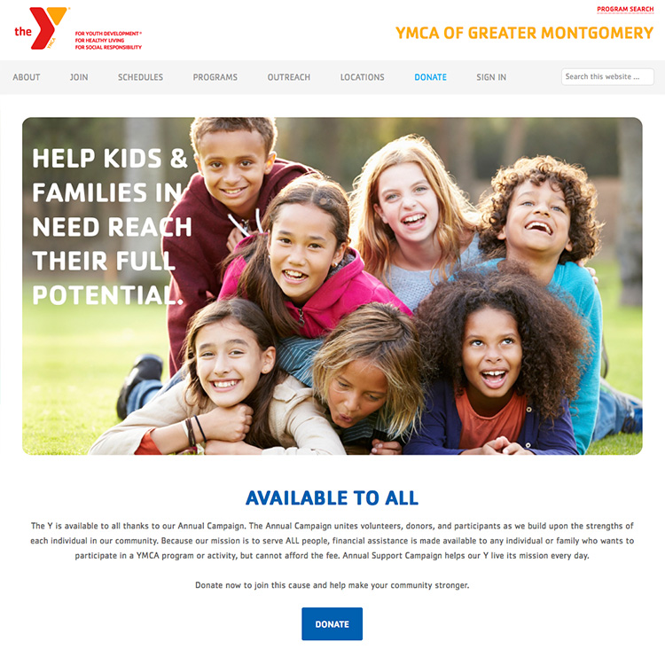 YMCA of Greater Montgomery Homepage